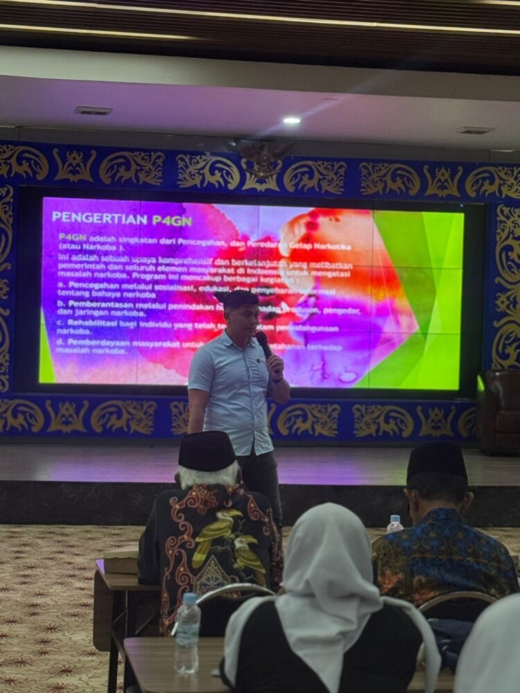 Sosialisasi P4GN, Satresnarkoba Jadi Narasumber