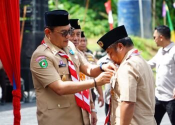 Wagub Kaltim Buka Kemah Dewan Kerja Pramuka se-Kaltim 2025, Dorong Pemuda Tangguh dan Berintegritas