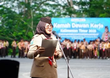 Kemah Dewan Kerja Pramuka se-Kaltim Dimulai, Bupati Berau Tekankan Karakter Generasi Muda
