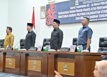 Paripurna DPRD Kaltara Bahas Pandangan Umum Fraksi Terhadap KUA-PPAS APBD 2026   