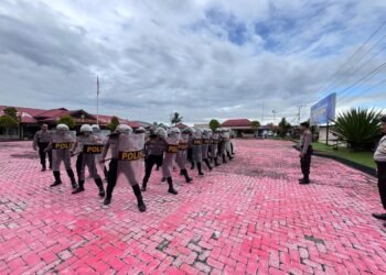 Latihan Dalmas Lanjut Tingkatkan Kesiapsiagaan Sat Samapta Polresta Bulungan