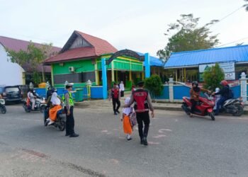 Polresta Bulungan Perketat Pengamanan Penyeberangan Pelajar