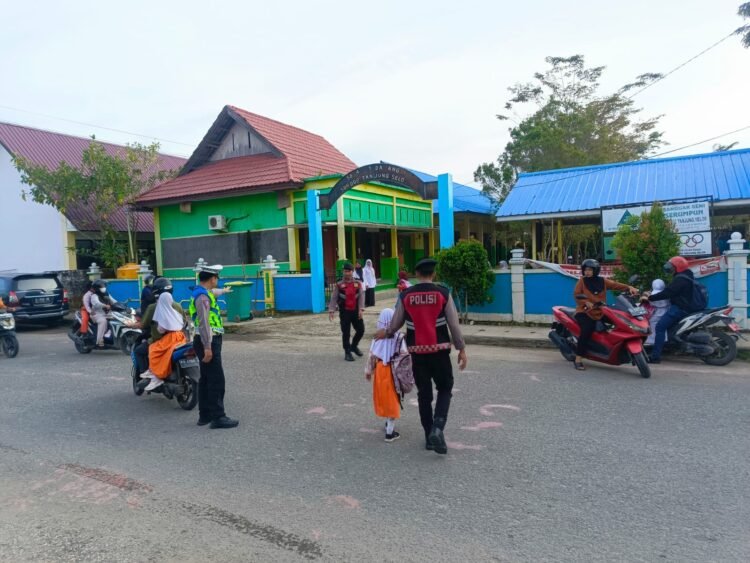 Polresta Bulungan Perketat Pengamanan Penyeberangan Pelajar
