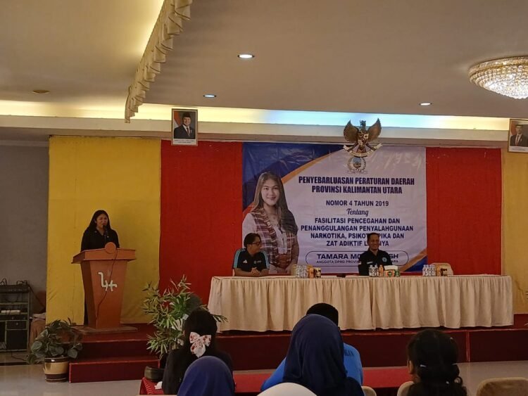 Tamara Moriska Ajak Mahasiswa dan Pelajar Nunukan Tangkal Penyalahgunaan Narkotika