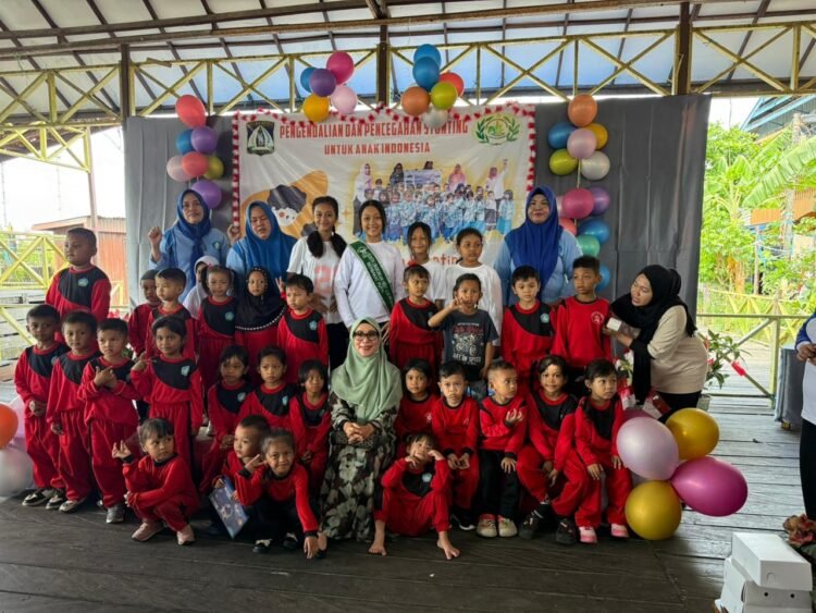 Sosialisasi Stunting, Bawe Paser Balikpapan Beri Makanan Bergizi dan Edukasi Kesehatan Anak