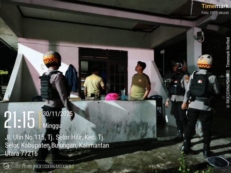 Ciptakan Kondusifitas Wilayah, Polresta Bulungan Gelar Patroli dan Sambang di Daerah Rawan serta Objek Vital