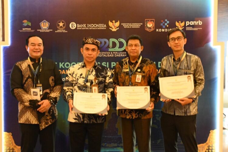 Kaltara Sabet Dua Penghargaan Nasional TP2DD, Dorong Efisiensi dan Transparansi Keuangan