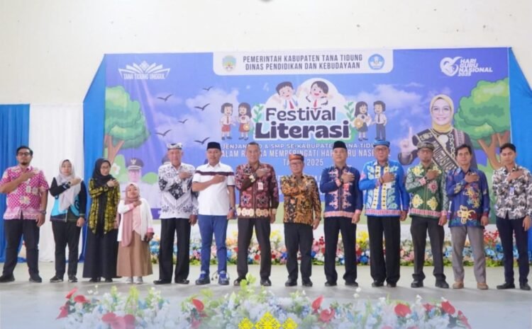 Festival Literasi dan Hari Guru Nasional di Tana Tidung, Dorong Budaya Membaca dan Menulis