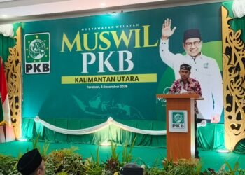 Pj Sekda Wakili Gubernur Buka Muswil III PKB Kaltara