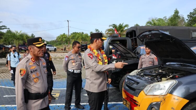 Kapolda Kaltara Lakukan Kunjungan Kerja ke Polres Nunukan, Tekankan Pengawasan Perbatasan dan Pelayanan Publik