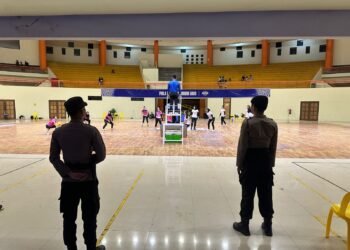 Turnamen Voli Kondusif Berkat Pengamanan Polresta Bulungan