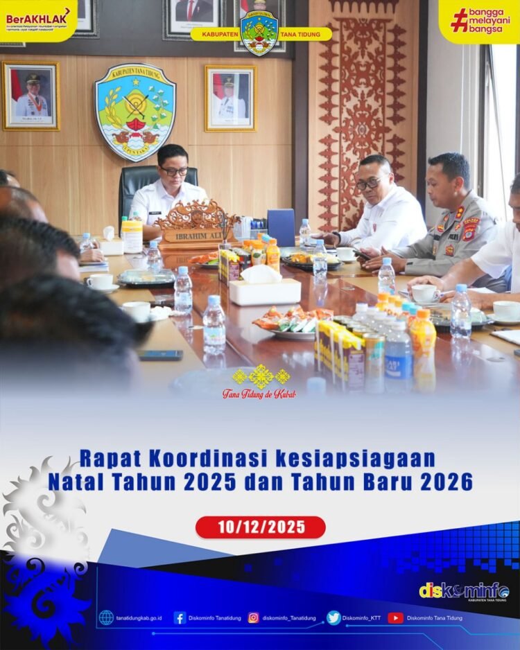 Persiapan Natal dan Tahun Baru di Tana Tidung, Pemerintah Pastikan Arus Transportasi Lancar