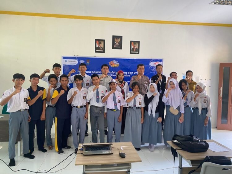 Satlantas Polresta Bulungan Sosialisasikan Safety Riding dan Driving ke Pelajar
