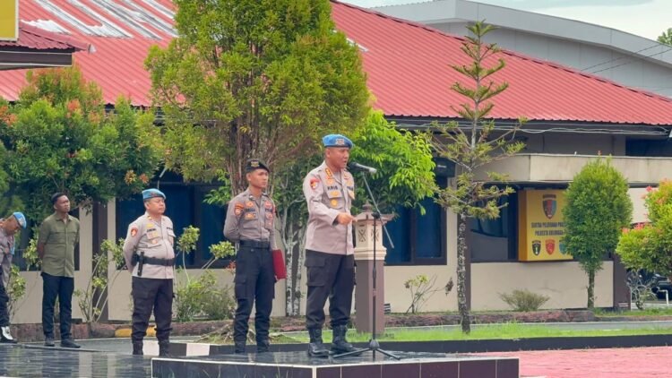 Propam Polresta Bulungan Tertibkan Sikap Tampang Anggota