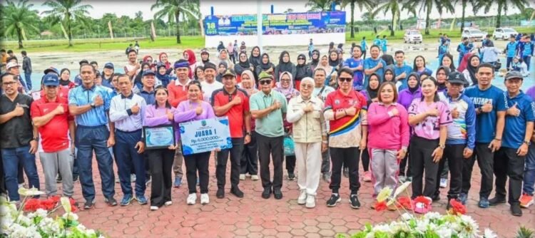 Hadiri GERMAS, Ketua DPRD Kaltara Tekankan Pentingnya Pola Hidup Sehat