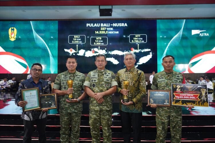 Peringatan Hari Juang Infanteri, Kodim 0909/Kutai Timur Raih Juara Umum Lomba Kampung Pancasila Tingkat TNI AD