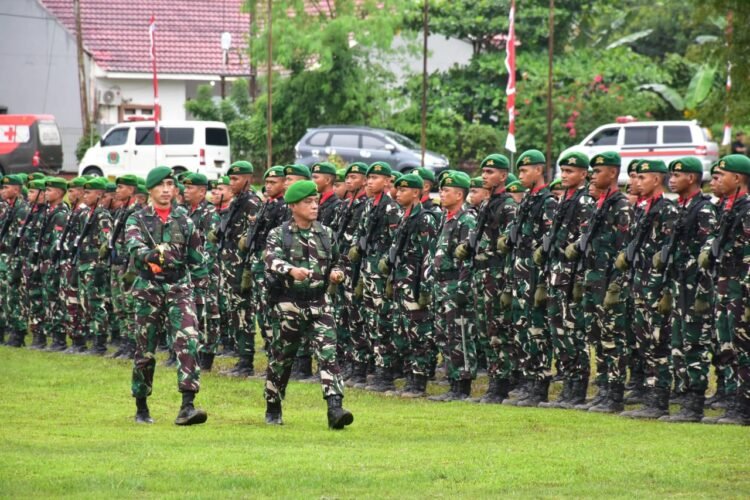 Semangat Yudha Wastu Pramuka Jaya, Hari Juang Infanteri ke-77 Diperingati di Sanga-Sanga