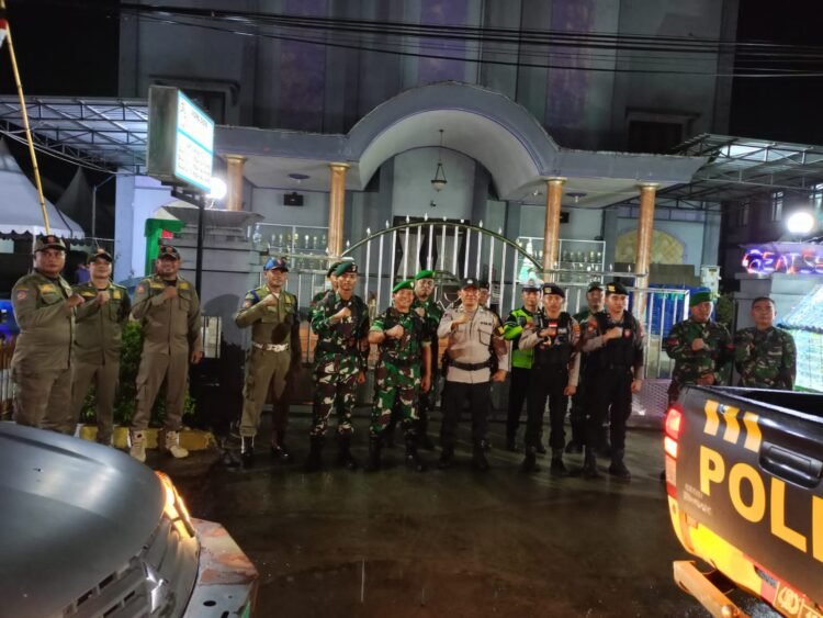 Aparat Gabungan Sisir Gereja dan Pusat Keramaian Jelang Natal di Bulungan