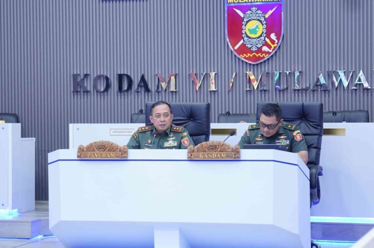 Pangdam VI/Mulawarman Pimpin Paparan KDKMP, Perkuat Sinergitas Jajaran dan Percepatan Pembangunan