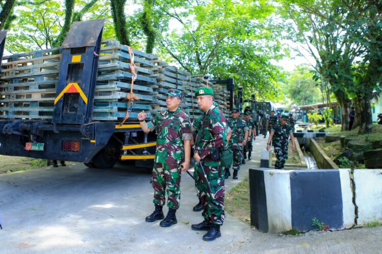 Yonzipur 17/AD Siap Diberangkatkan Bantu Percepatan Penanganan Pasca Bencana Alam di Provinsi Aceh