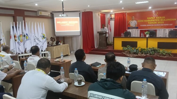 Bidik Prestasi Maksimal, KONI Bulungan Evaluasi Cabor Lewat Raker 2025