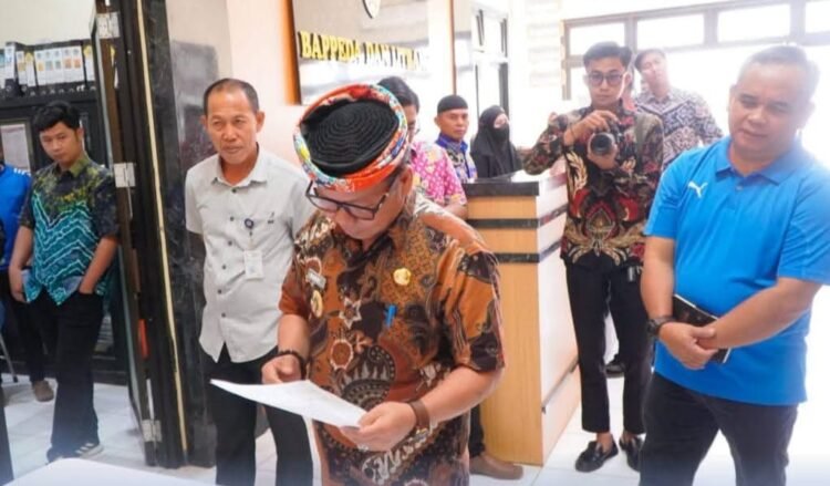 Pastikan Disiplin ASN, Wabup Tana Tidung Sidak Perangkat Daerah