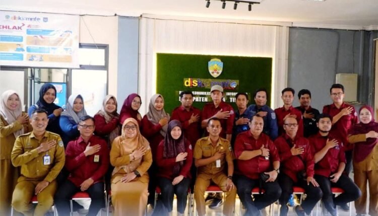 Kunjungan Diskominfo Berau, Diskominfo Tana Tidung Dorong Kolaborasi Digital