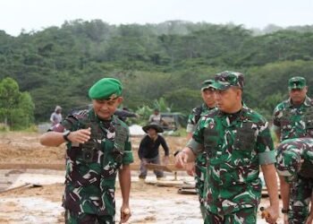 Pangdam VI/Mulawarman Tinjau Langsung Progres Pembangunan Markas Batalyon 827 di Kutai Barat