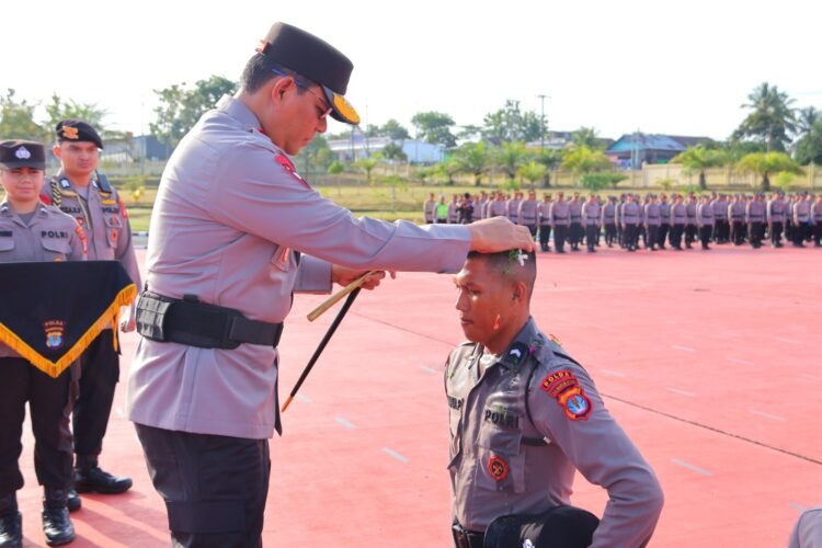 Polda Kaltara Gelar Upacara Penyambutan Bintara Remaja Lulusan Diktuk Gelombang II Tahun 2025