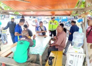 Sat Lantas Polresta Bulungan Hadir Menyapa Warga Lewat Patroli Humanis, Edukasi Keselamatan Lalu Lintas Terus Digencarkan