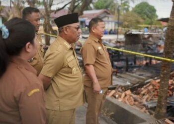 Pasca Kebakaran, Pemkab Malinau Turun Langsung ke Desa Respen Tubu