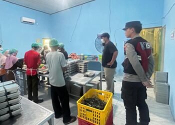 Pastikan Tepat Sasaran, Polsek Tanjung Palas Utara Monitoring Pendistribusian Makan Bergizi Gratis di Sekolah