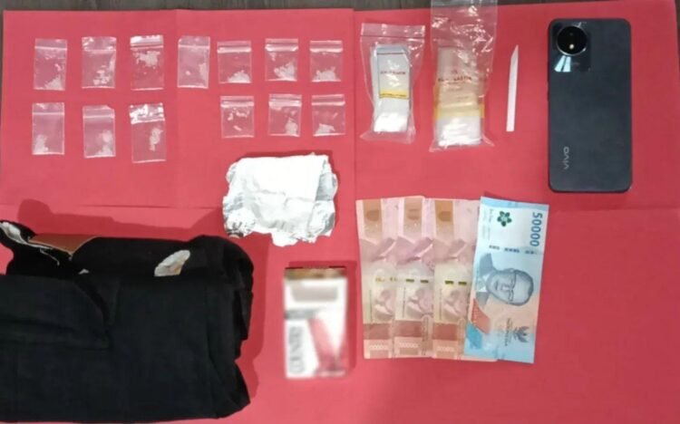 Satresnarkoba Polres Bontang Ungkap Peredaran 13 Paket Sabu