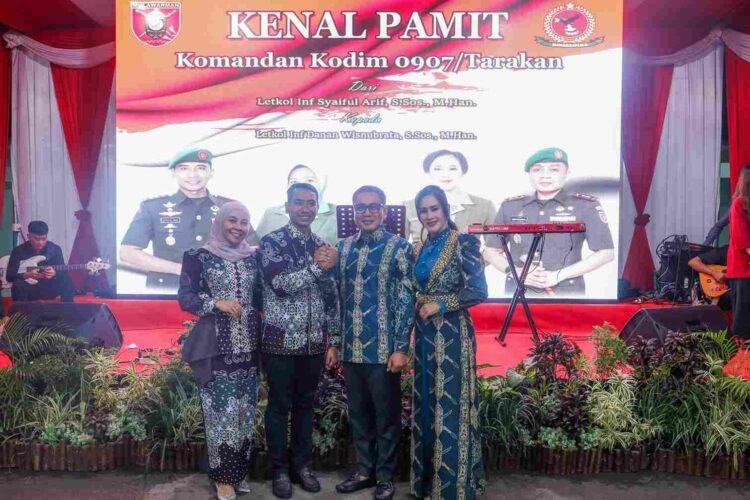 Kenal Pamit Pejabat Dandim 0907/Tarakan berlangsung Penuh Keakraban