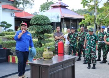 Tingkatkan Kesiapsiagaan, Deninteldam VI/Mlw Gelar Sosialisasi Mitigasi Kebakaran