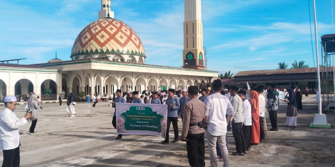 Polresta Bulungan Amankan Pawai Tarhib Ramadhan 1447 H/2026 di Tanjung Selor, Pastikan Kegiatan Berjalan Aman dan Lancar