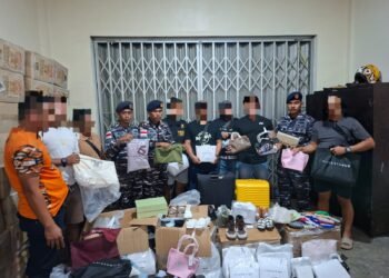 Penindakan Hukum Barang Illegal masuk ke ke Indonesia oleh Gabungan Satgas Pamtas RI-Mly