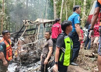Tim KNKT Tiba di Long Bawan, TKP Pesawat Jatuh Masih Status Quo