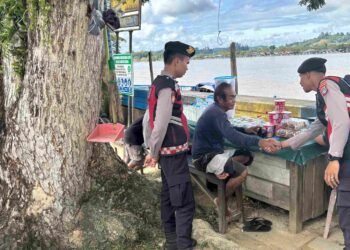 Polresta Bulungan Gencarkan Patroli Dialogis Selama Ramadhan, Sambangi obyek vital dan Warga