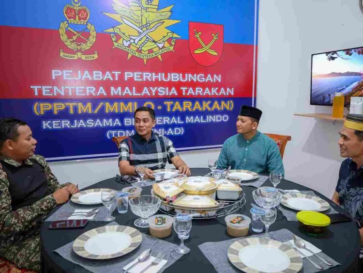 Silaturahmi Perbatasan: Kodim 0907/Tarakan dan MM LO Malaysia Gelar Buka Puasa Bersama