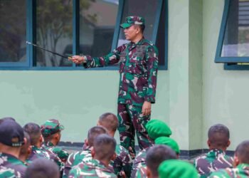 Yon TP 921 dan Yon TP 922 Tiba di Tarakan, Dandim Tekankan Disiplin Prajurit