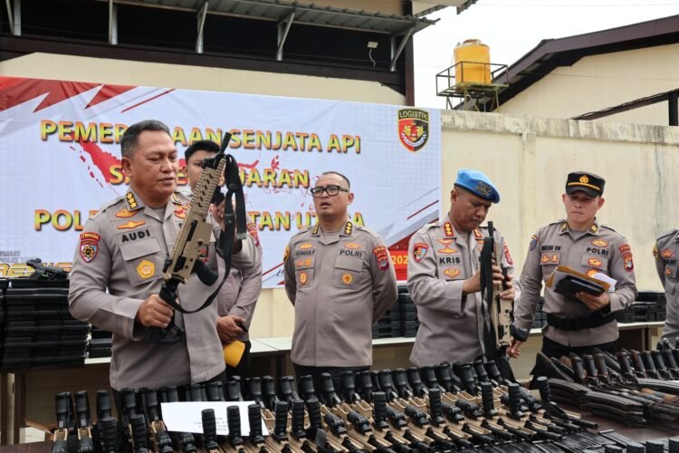 Irwasda Polda Kaltara Pimpin Pemeriksaan 590 Senpi dari 6 Satker