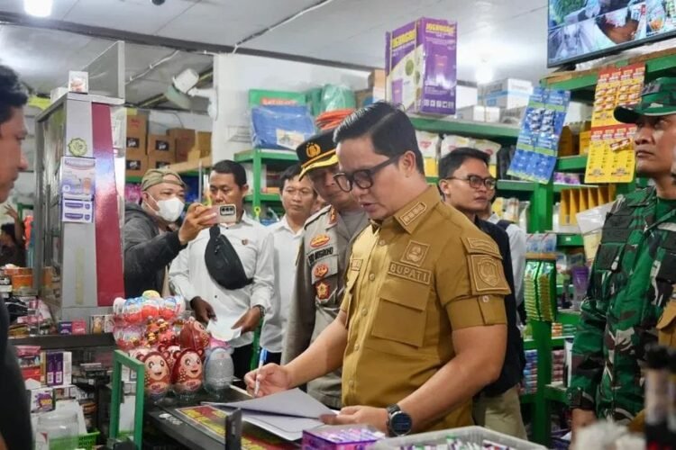 Bupati Tana Tidung Sidak Pasar, Pastikan Harga dan Stok Pangan Stabil