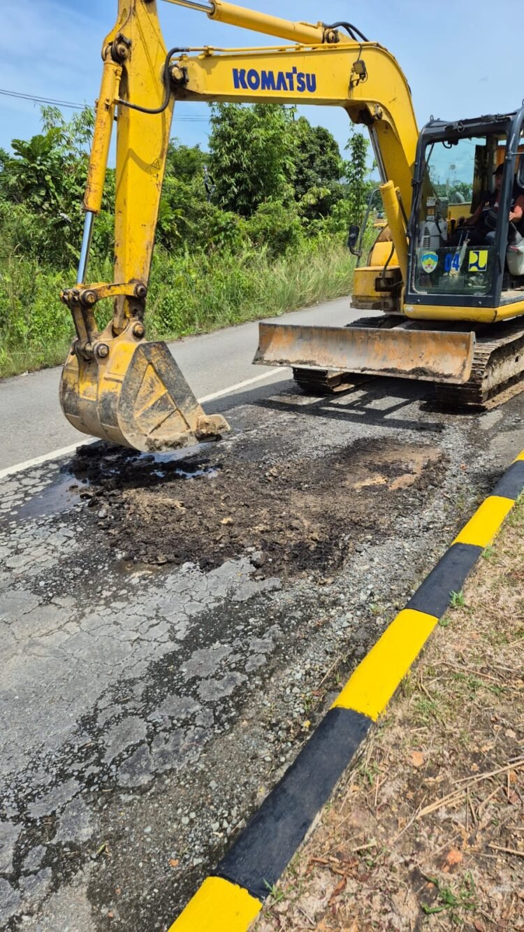 Bina Marga Tana Tidung Kejar Perbaikan Jalan Jelang Ramadhan dan Idul Fitri