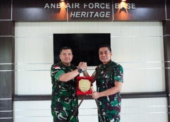 Dandim 0907/Tarakan Silaturahmi ke Lanud Anang Busra, Perkuat Sinergi TNI