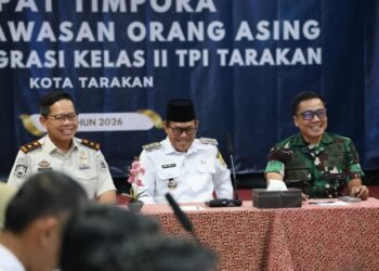 Rapat Tim PORA di Tarakan, Dandim Tekankan Koordinasi Cepat Antarinstansi