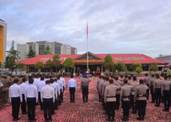Polresta Bulungan Gelar Apel Gelar Pasukan Operasi Ketupat Kayan 2026 Jelang Idul Fitri