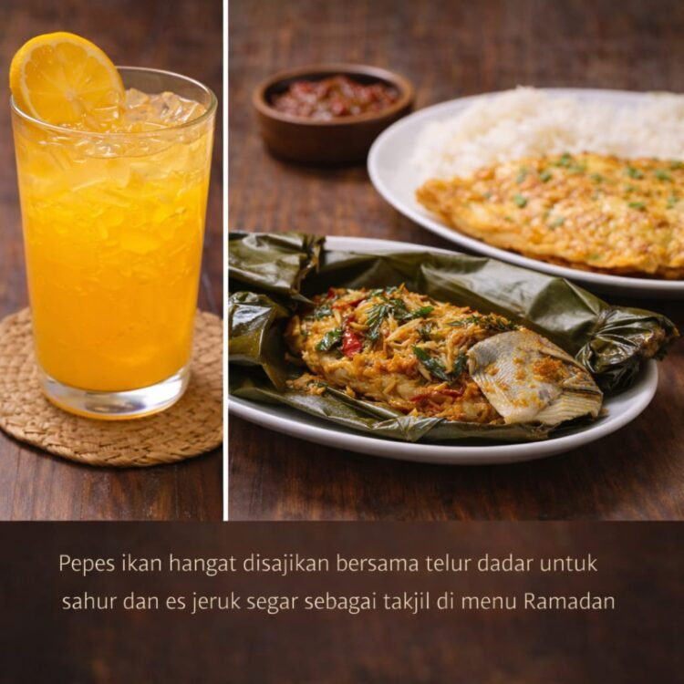 Inspirasi Menu Ramadan Hari ke-23: Es Jeruk, Telur Dadar, dan Pepes Ikan
