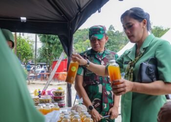 Kodim 0907/Tarakan Gelar Bazar Murah Sambut Idul Fitri 2026
