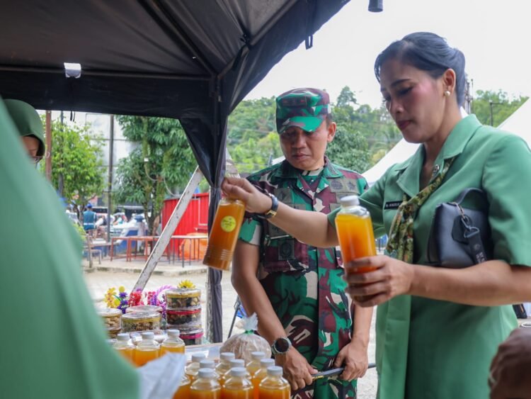 Kodim 0907/Tarakan Gelar Bazar Murah Sambut Idul Fitri 2026